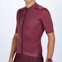 Zoot Sports CYCLE JERSEYS Men's Elite Cycle Aero Jersey - Burgundy