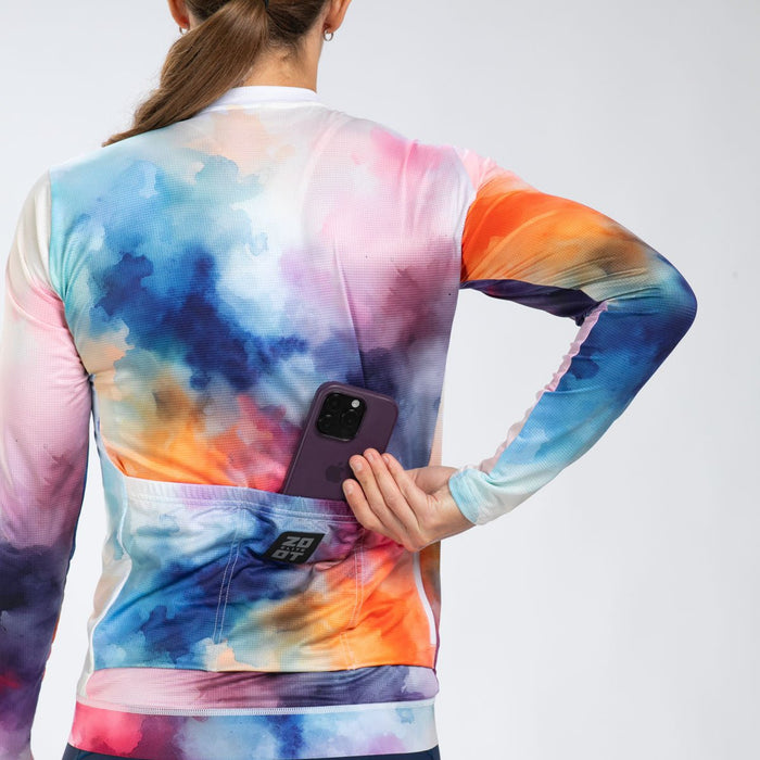 Zoot Sports CYCLE JERSEYS Women's Elite Cycle Ls Aero Jersey - Chromoflow