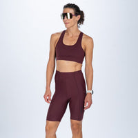 Zoot Sports CYCLE SHORTS Women's Elite Cycle High-Rise Short - Burgundy