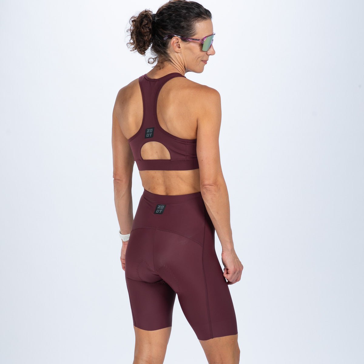 Zoot Sports CYCLE SHORTS Women's Elite Cycle High-Rise Short - Burgundy
