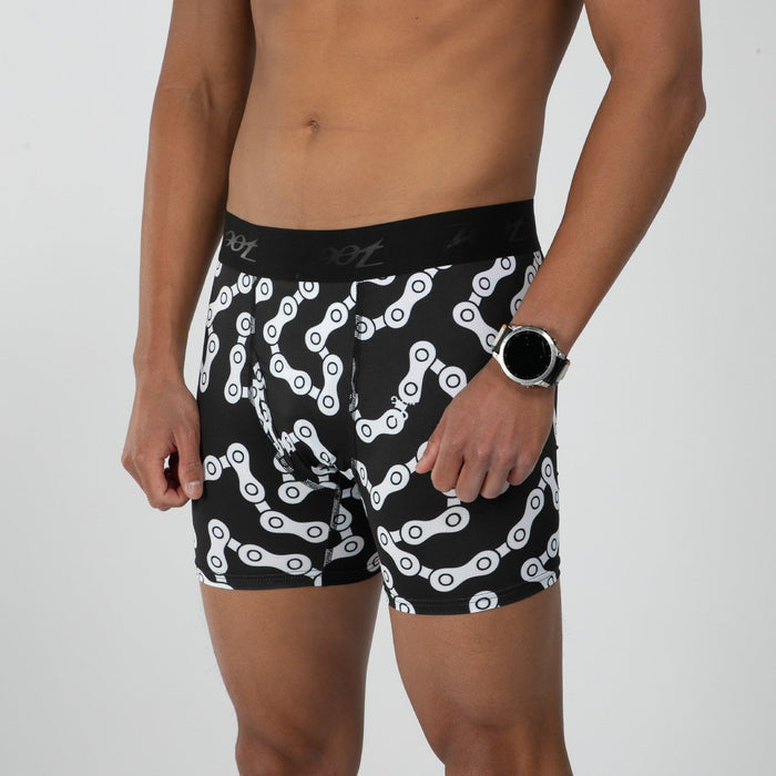 Zoot Sports LIFESTYLE Men's Ltd Boxer Brief - Bike Chain
