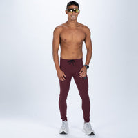 Zoot Sports RUN BOTTOMS Men's Elite Run Tight - Burgundy