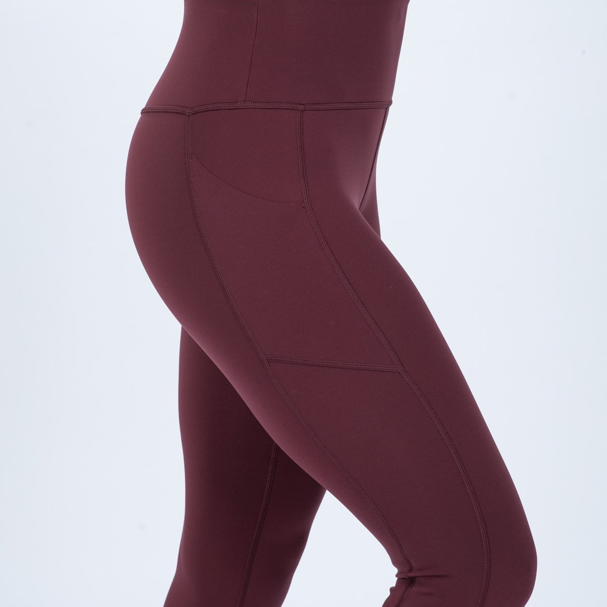 Zoot Sports RUN BOTTOMS Women's Elite Run High Rise Capri - Burgundy