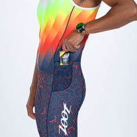 Zoot Sports TRI RACESUITS Men's Ltd Tri Aero Slvs Fz Racesuit - Costa Del Sol