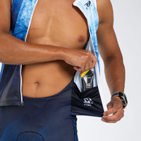 Zoot Sports TRI RACESUITS Men's Ltd Tri Aero Slvs Fz Racesuit - La Plage