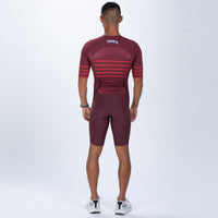 Zoot Sports TRI RACESUITS Men's Ultra P1x Tri Racesuit - Burgundy