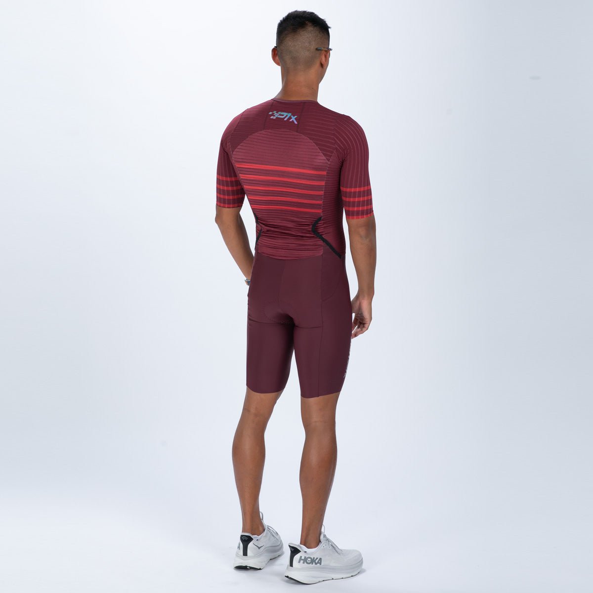 Zoot Sports TRI RACESUITS Men's Ultra P1x Tri Racesuit - Burgundy