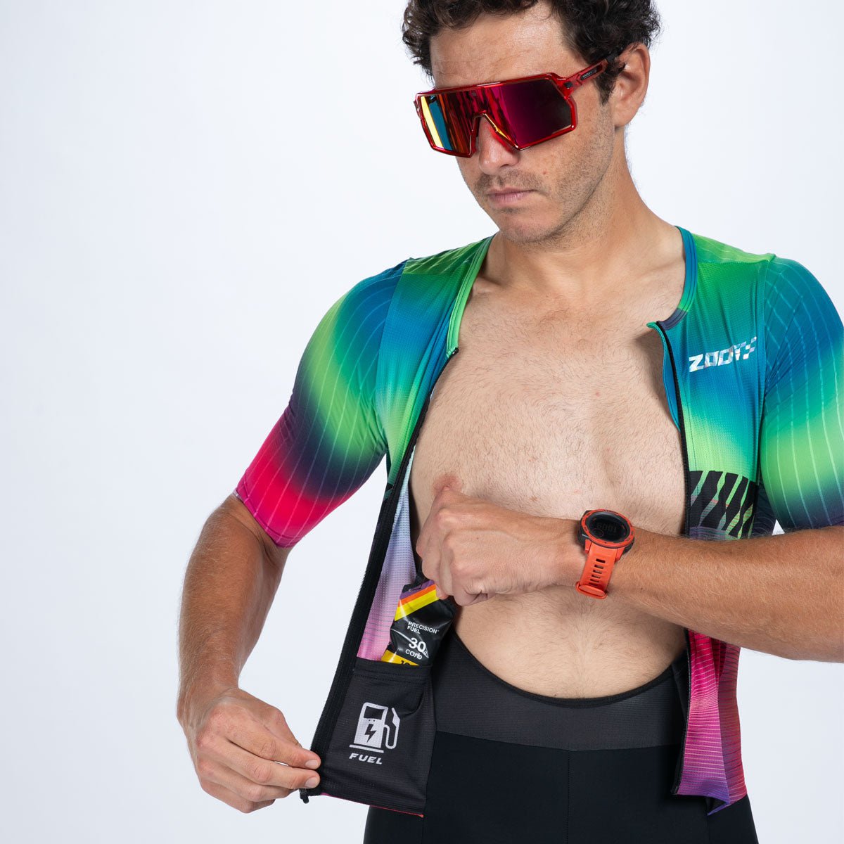 Zoot Sports TRI RACESUITS Men's Ultra Tri P1x Racesuit - Hyperburst