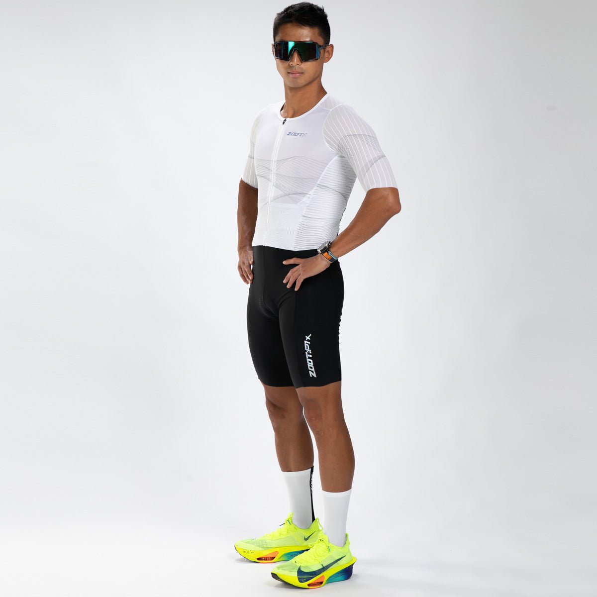 Zoot Sports TRI RACESUITS Men's Ultra Tri P1x Racesuit - Hyperwhite