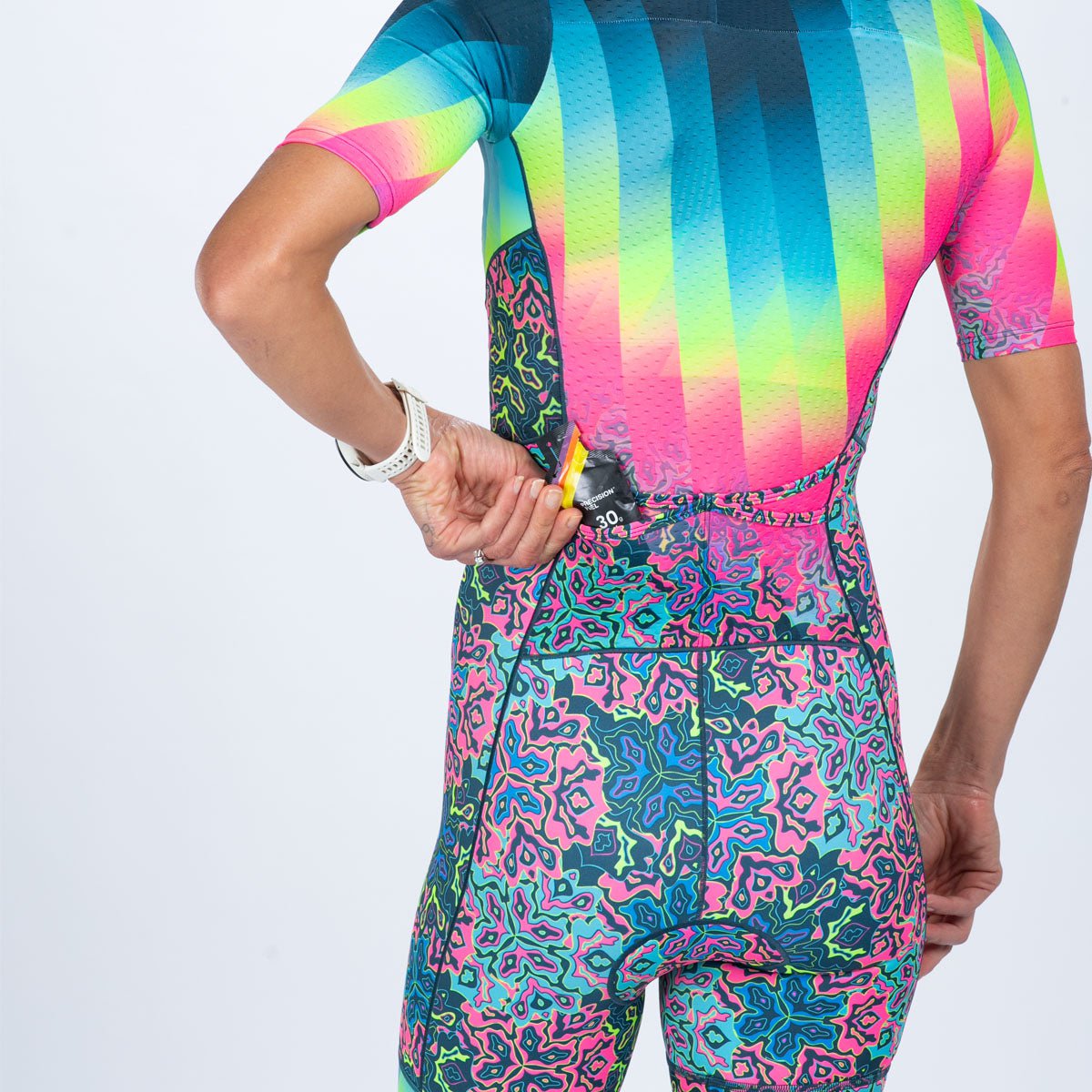 Zoot Sports TRI RACESUITS Women's Ltd Tri Aero Fz Racesuit - Costa Del Sol