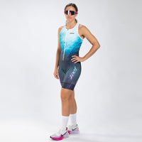 Zoot Sports TRI RACESUITS Women's Ltd Tri Slvs Fz Racesuit - La Plage