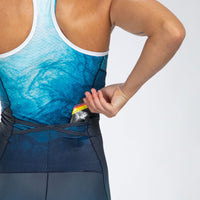 Zoot Sports TRI RACESUITS Women's Ltd Tri Slvs Fz Racesuit - La Plage