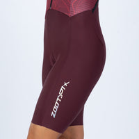 Zoot Sports TRI RACESUITS Women's Ultra P1x Tri Racesuit - Burgundy