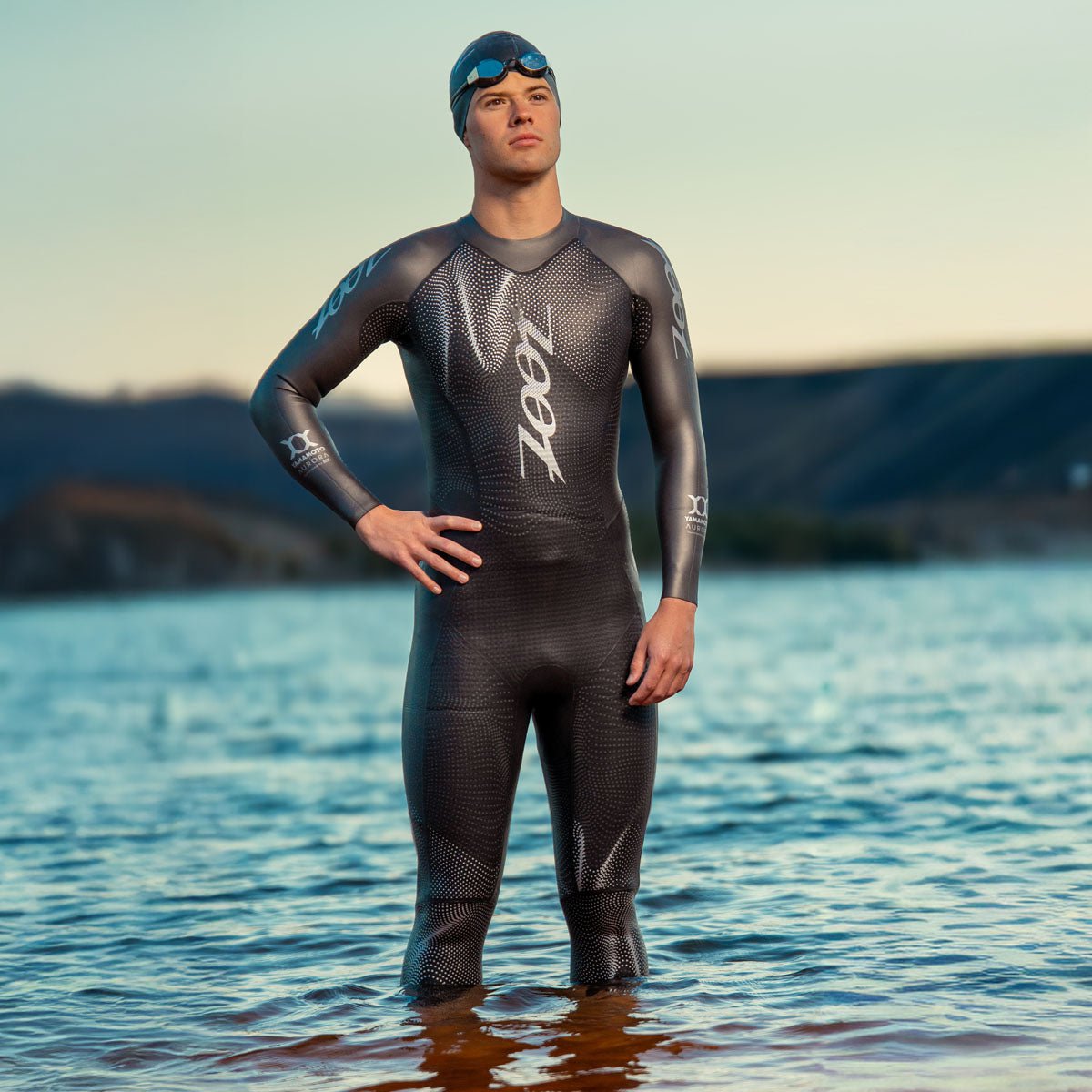 Zoot Sports WETSUITS Men's WikiWiki Aurora Float - Volcanic Sunrise